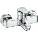 Roca Atlas D5: 面盆、浴缸龍頭及方形淋浴花灑套裝